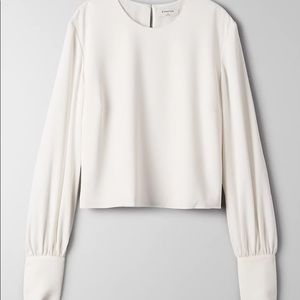 Babaton
Parsons Blouse
Cropped, balloon sleeve blouse